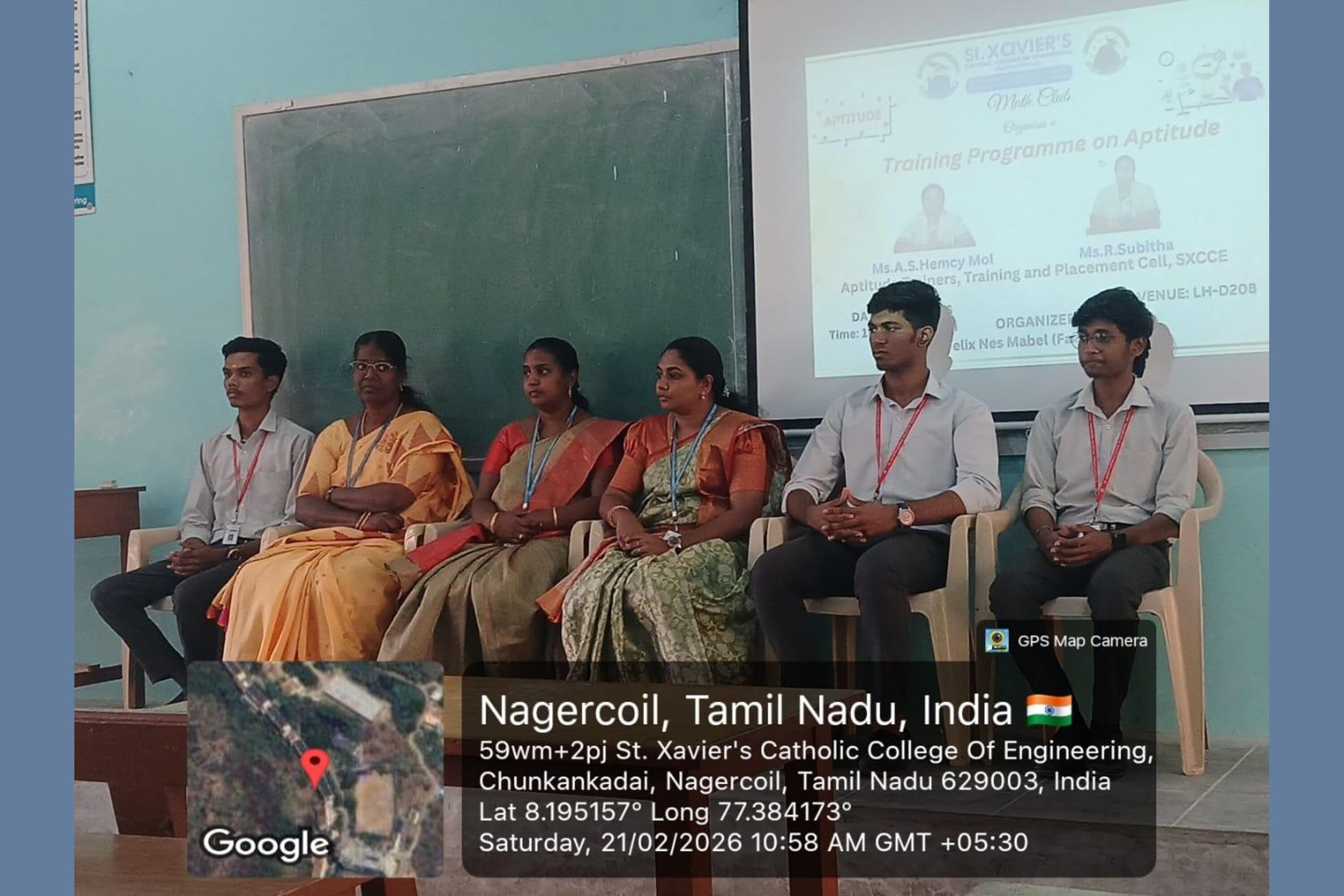 Training Programme on Aptitude on 21.02.2026